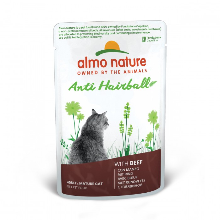 Almo Nature Pâtées Chat Adulte - Holistic Fonctionnel Anti Hairball - 30 x 70 g