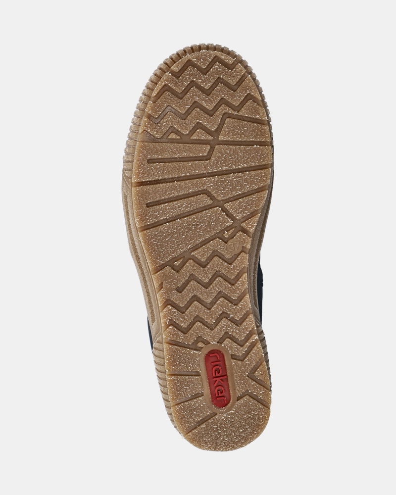 Rieker Gevoerde boots  - blauw
