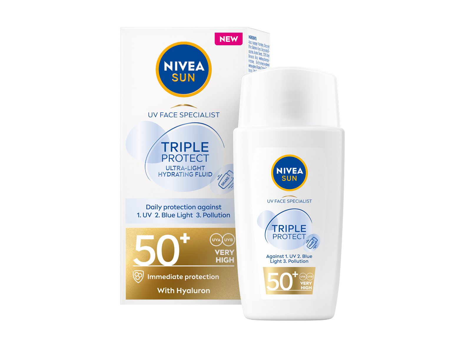 FLUIDO UV ROSTO NIVEA SUN ULTRA PROTEÇÃO FP50  40ML