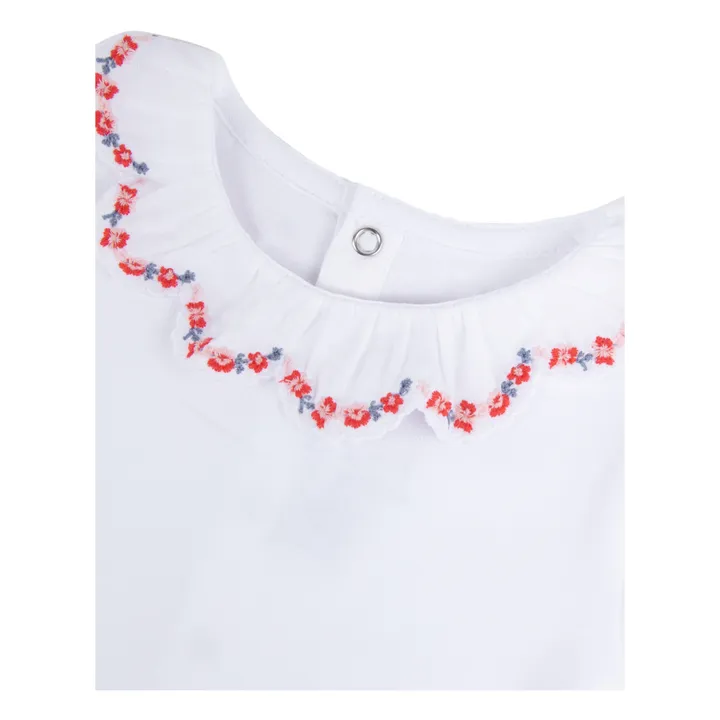 Tartine et Chocolat Body Col Fleuri | Rouge