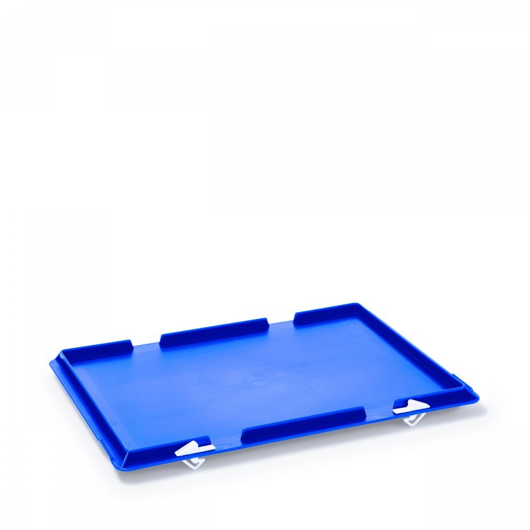 Deckel für Stapelkiste ultramarinblau m. Scharnier