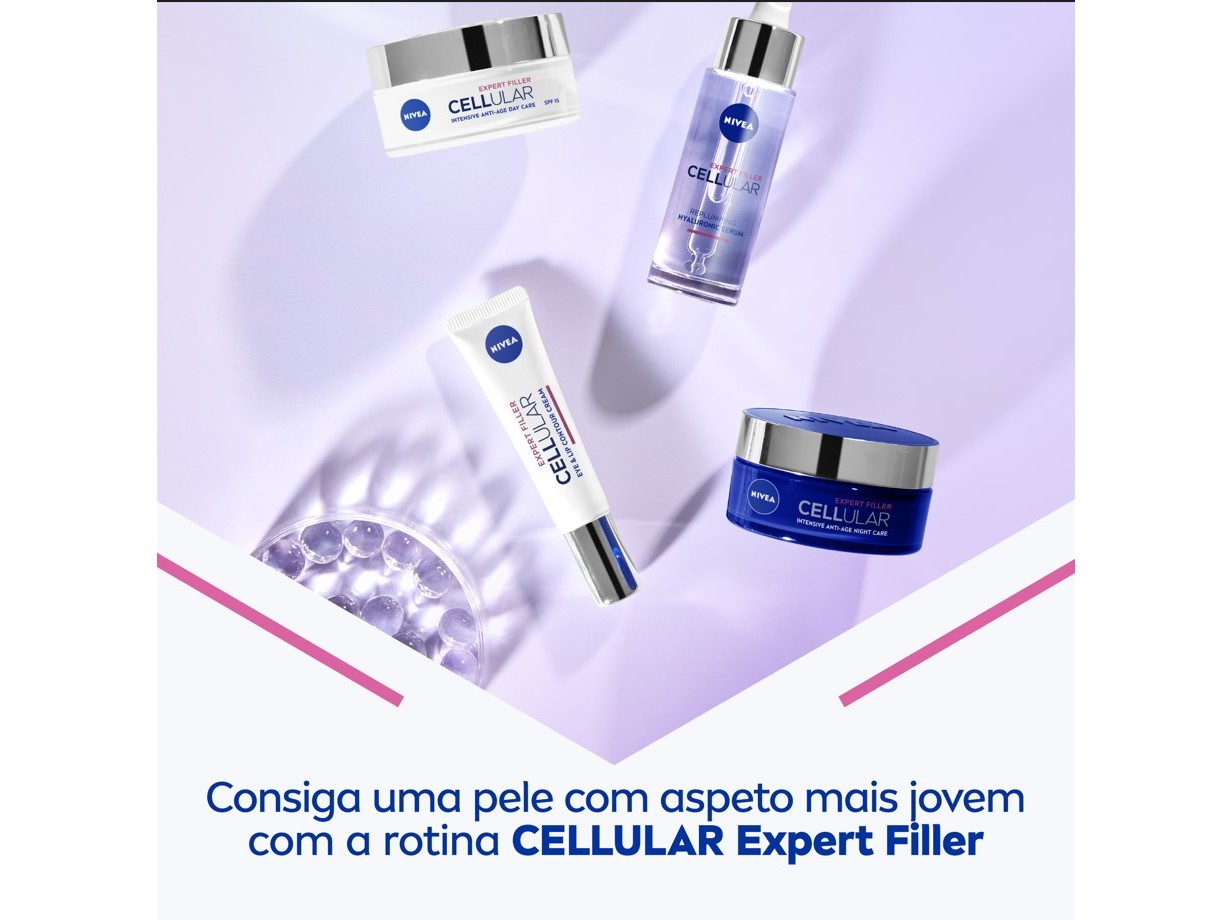 SÉRUM DE ROSTO BOOSTER ÁCIDO HIALURÓNICO CELLULAR FILLER NIVEA 30 ML