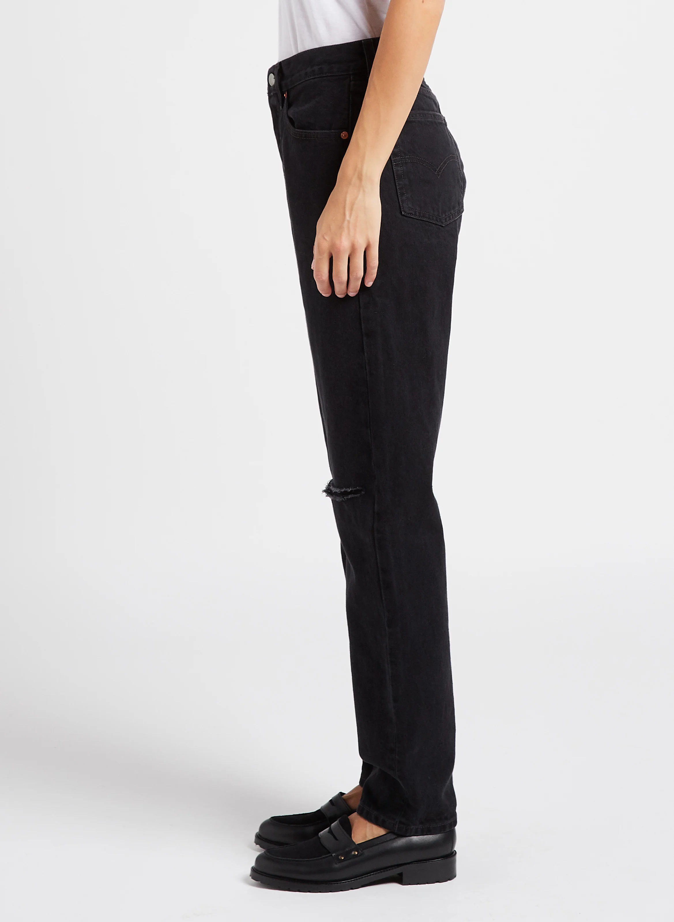 501 81 - Jean droit en coton | Noir