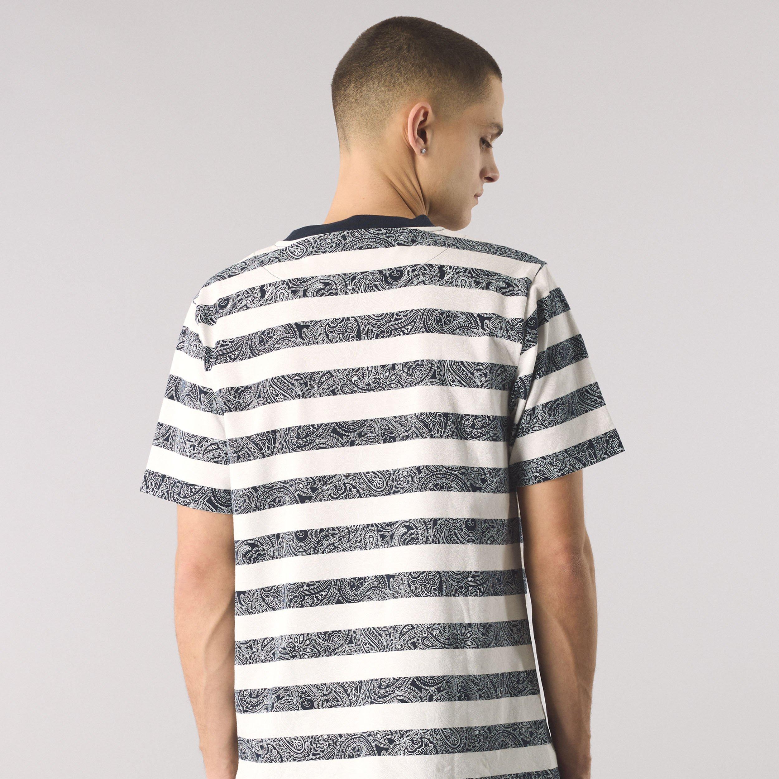 Pretty Green Eclipse Stripe T shirt