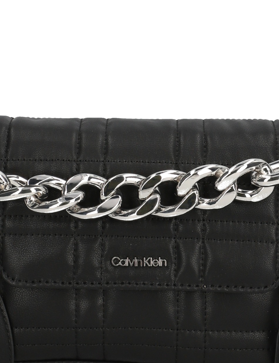 CK TOUCH SHOULDER BAG SM W/CHAIN