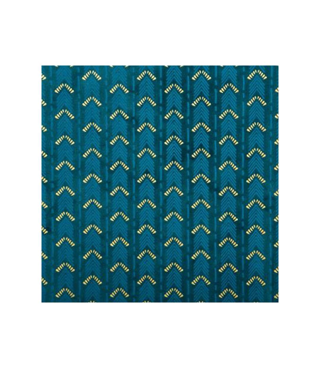 Pouf Pliable Velours Liam 38x38cm Bleu Canard