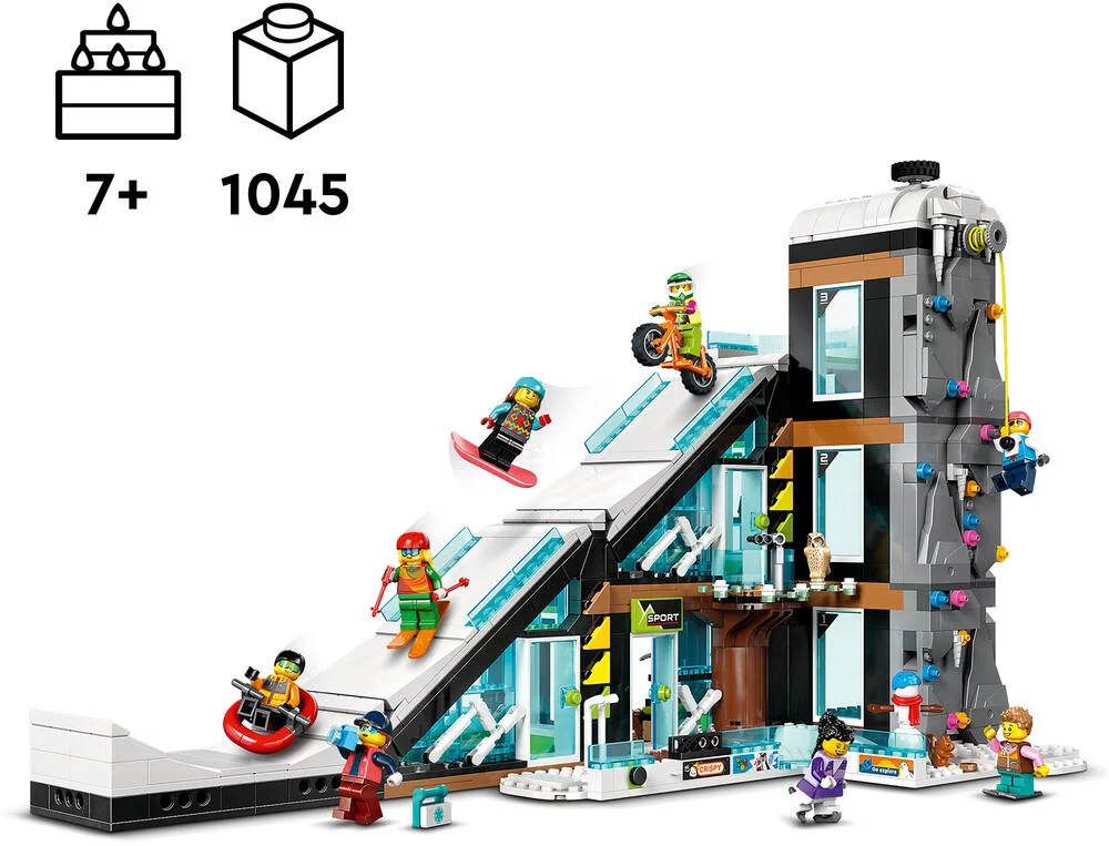 LEGO®CITY 60366 - LE COMPLEXE DE SKI ET D’ESCALADE