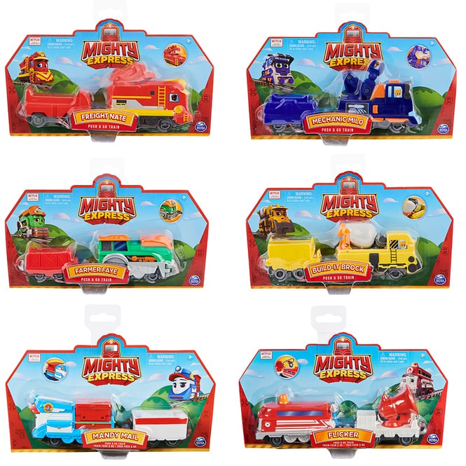 Mighty Express - Zug mit Güterwaggon - 1 Stück