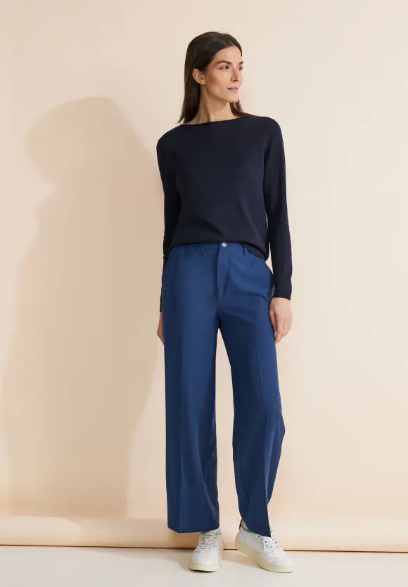 Basic Pullover - deep blue