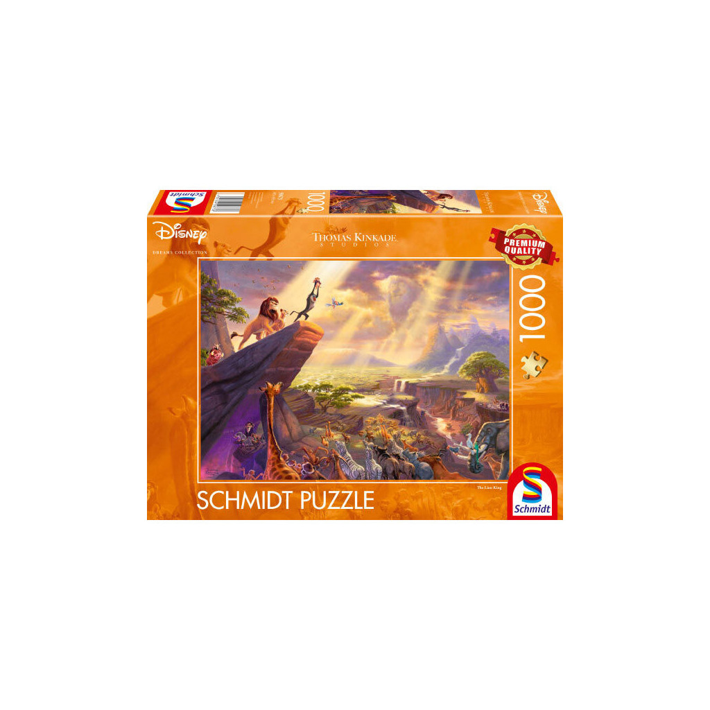 Puzzle Disney Kinkade - Le Roi Lion - 1000 pièces