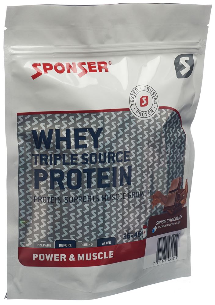 SPONSER Whey Triple Source Protein Chocolate Btl 500 g
