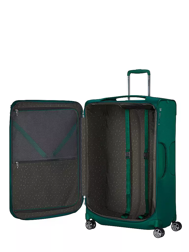 SAMSONITE Trolley  D'LITE SPINNER 78cm erweiterbar pine green dunkelgrün