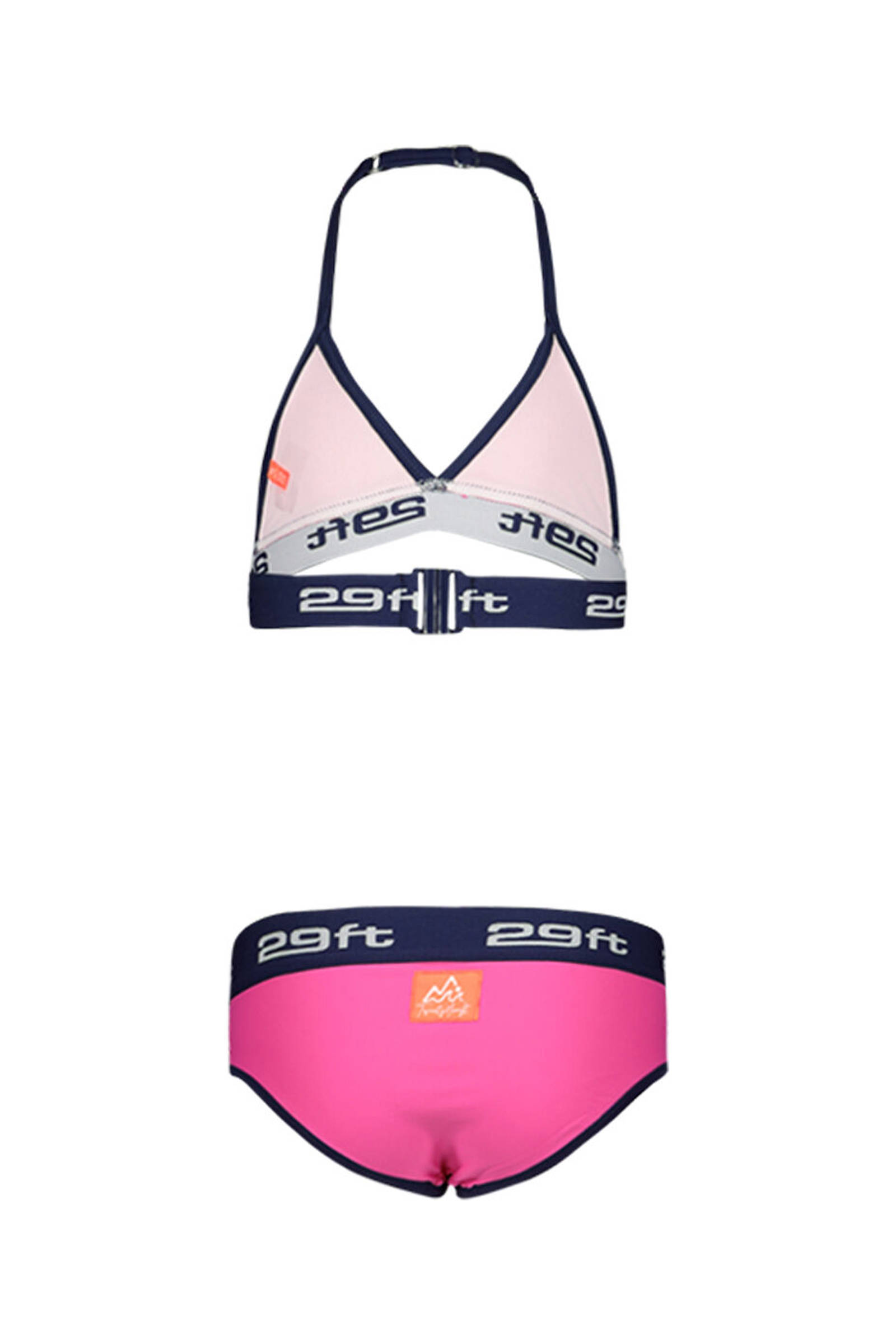 29FT triangel bikini roze/zwart