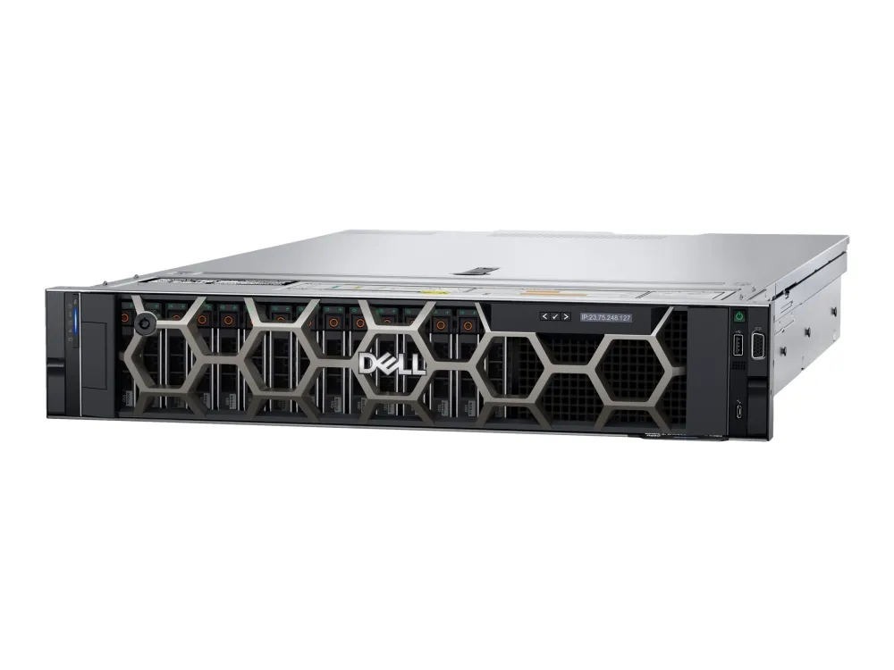 Dell PowerEdge R550 - Server - rack-monterbar 2U - 2-vejs - 1 x Xeon Silver 4310 / op til 3.3 GHz - RAM 16 GB - SAS - hot-swap 3.5