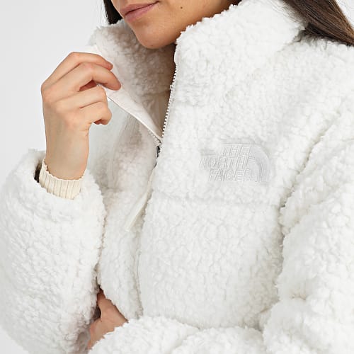 Veste Fourrure Femme Nuptse A7WSK Blanc