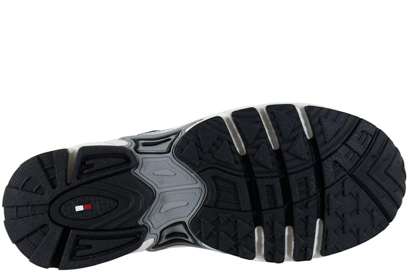 TOMMY HILFIGER SNEAKERS I HVIDT TEKSTIL