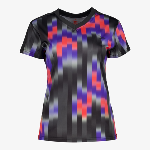 Dutchy Dry dames voetbal T-shirt zwart met print