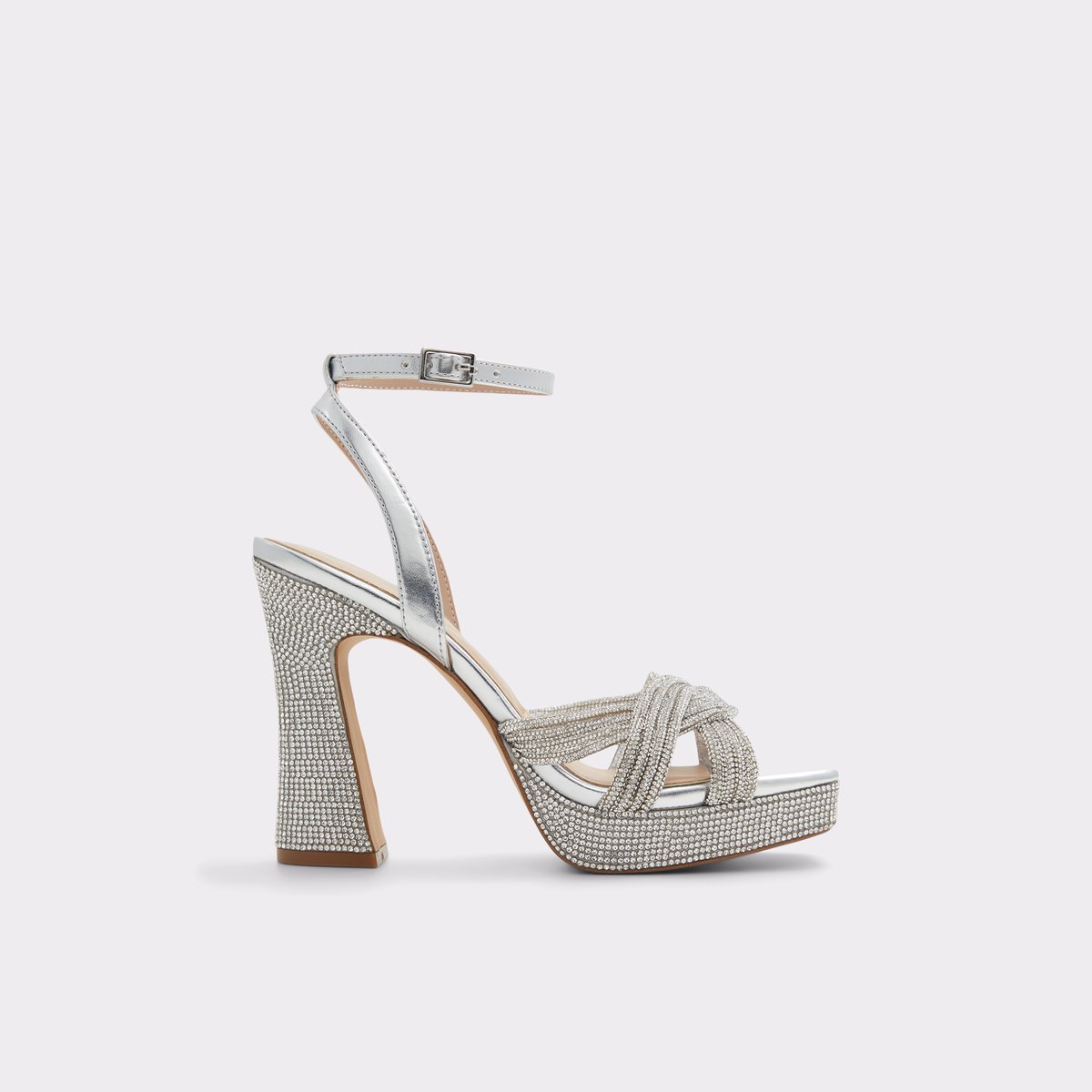 Glimma Silver Women Strappy Sandals