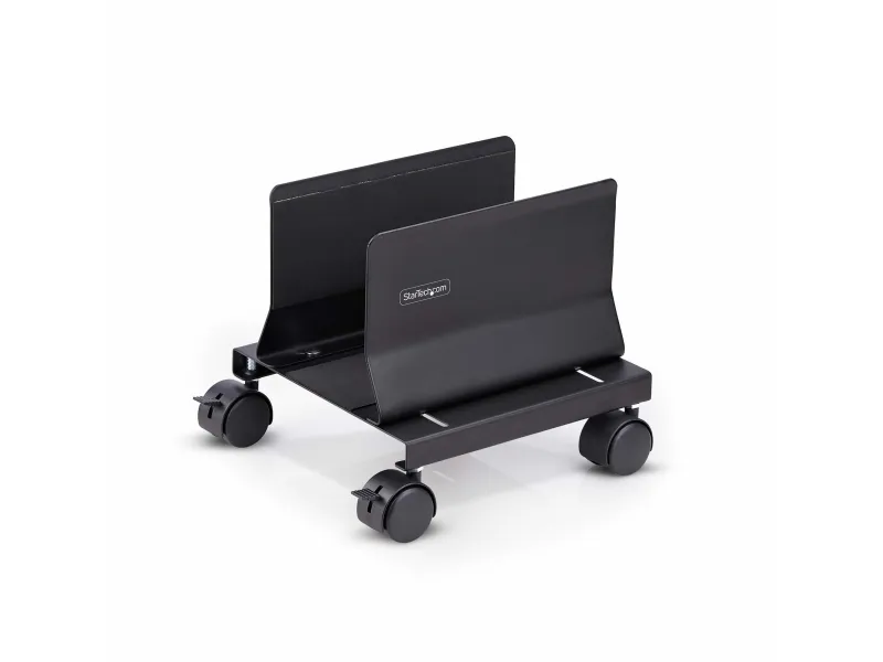 StarTech.com Computer Tower Cart Rolling CPU Caddy w/ Wheels, Adjustable - Vogn med hjul - for personal computer - stål - sort