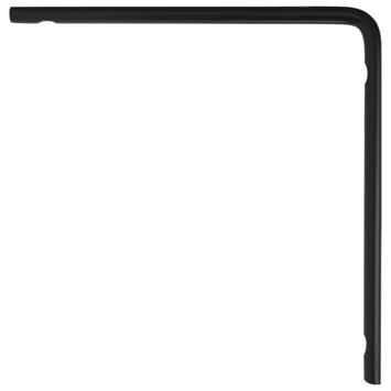 Duraline plankdrager buis matzwart 20x20 cm