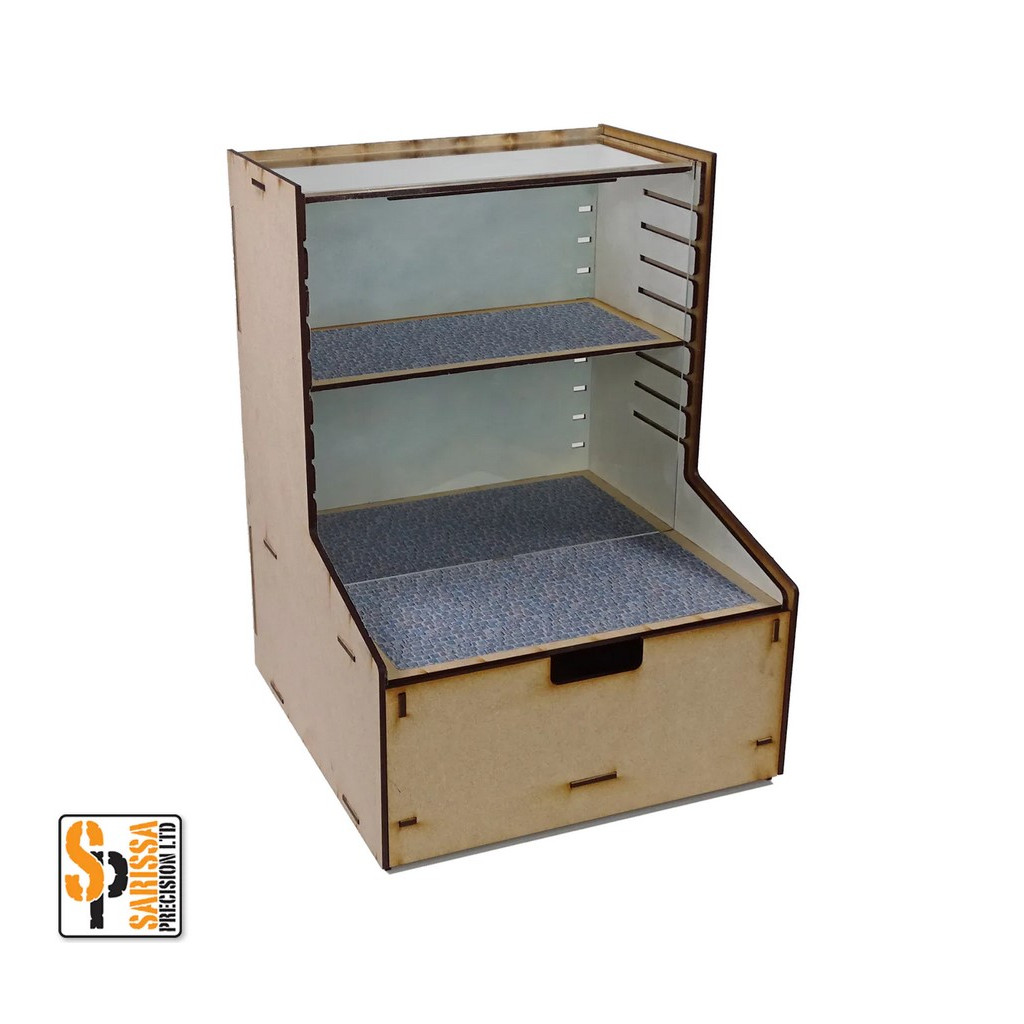 Storage and Display Box with Drawer