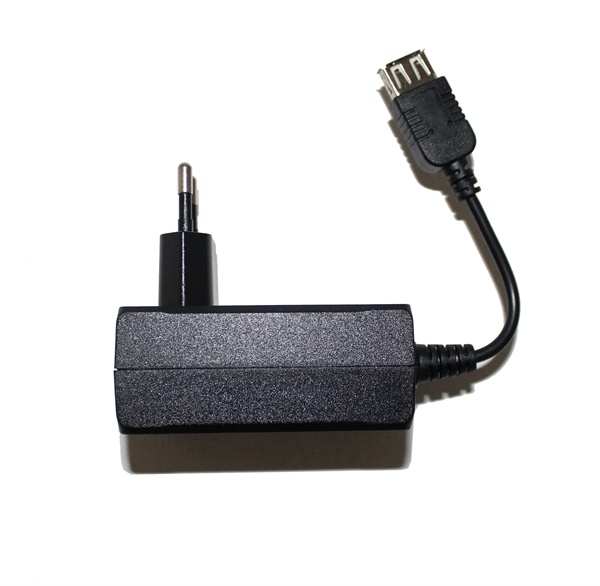 Trafo USB 5V-3A voor Cooling Fan