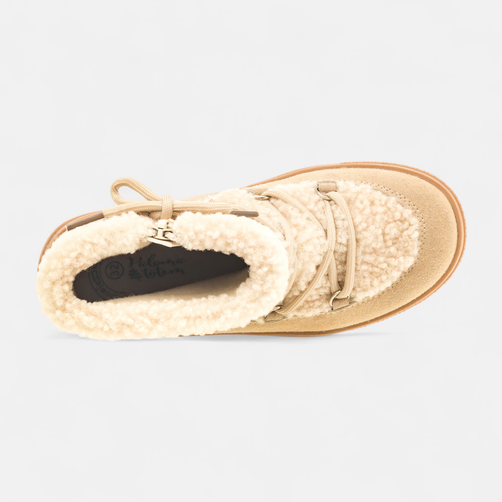 Bottines Fille beige