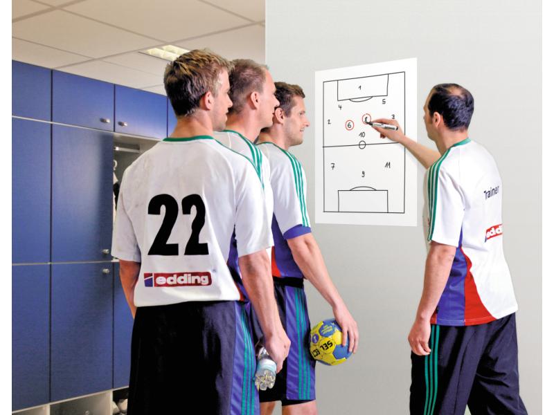 Legamaster Magic-Chart Whiteboard Folie selbsthaftend 60 x Magic-Chart Whiteboard Folie 60 x 80 cm