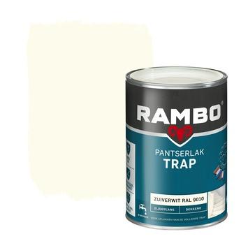 Rambo Pantserlak trap zijdeglans dekkend zuiverwit 1,25 liter