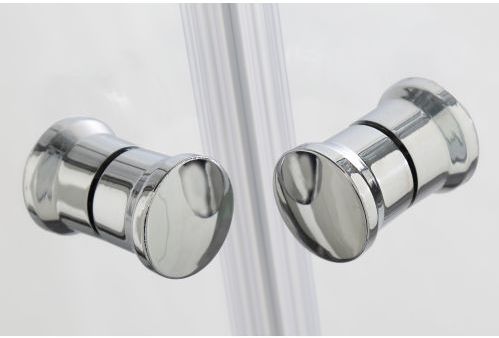 Badstuber - Corner - Douchecabine - Chroom - 80x80x190cm - Veiligheidsglas