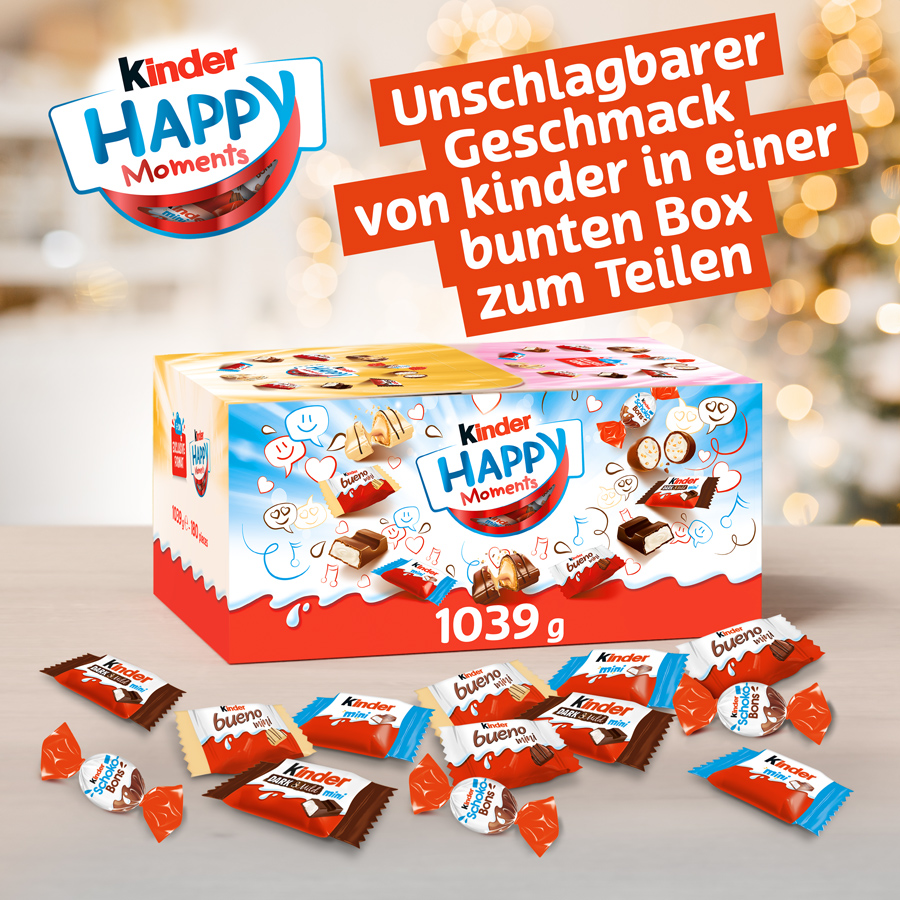 Ferrero kinder Happy Moments 1039 g MHD:17.5.25