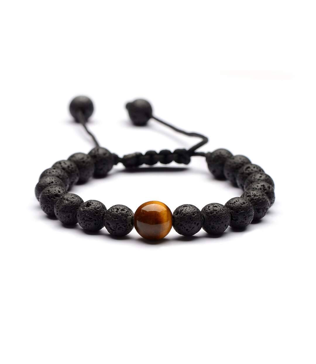 Bracelet force en basalte et ODT