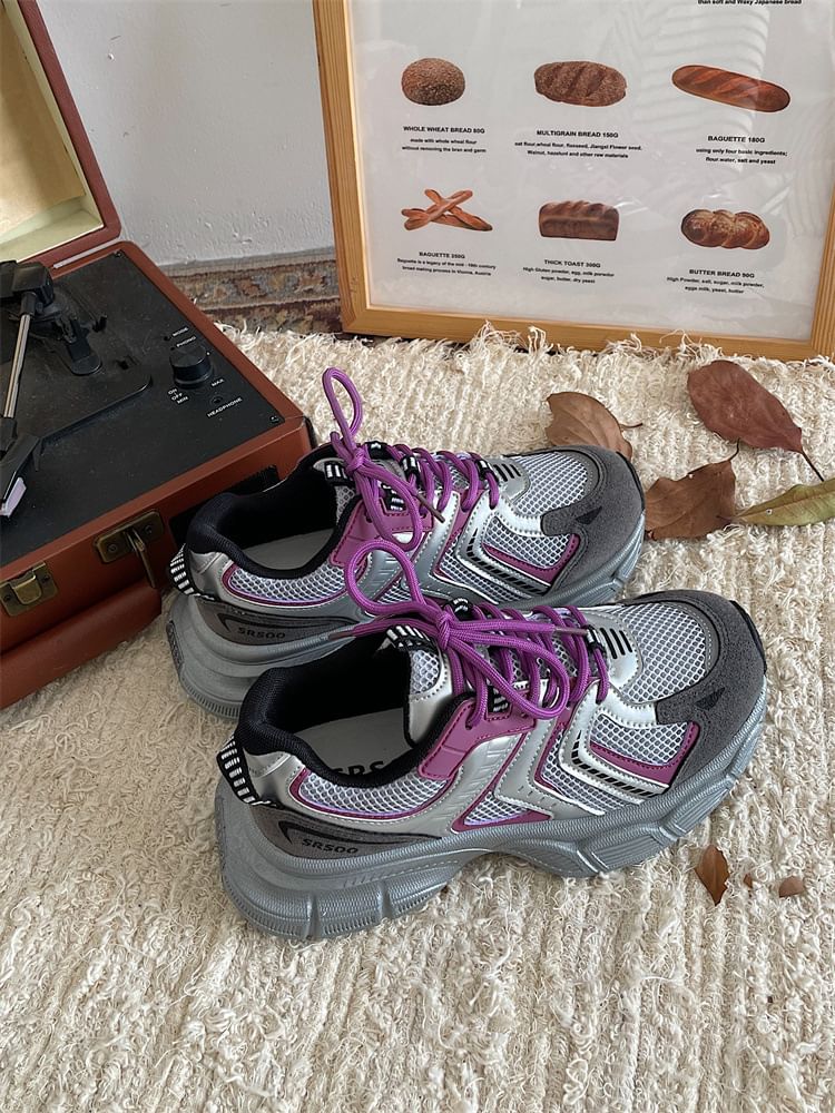 telijimi - Mesh Panel Veterschoenen