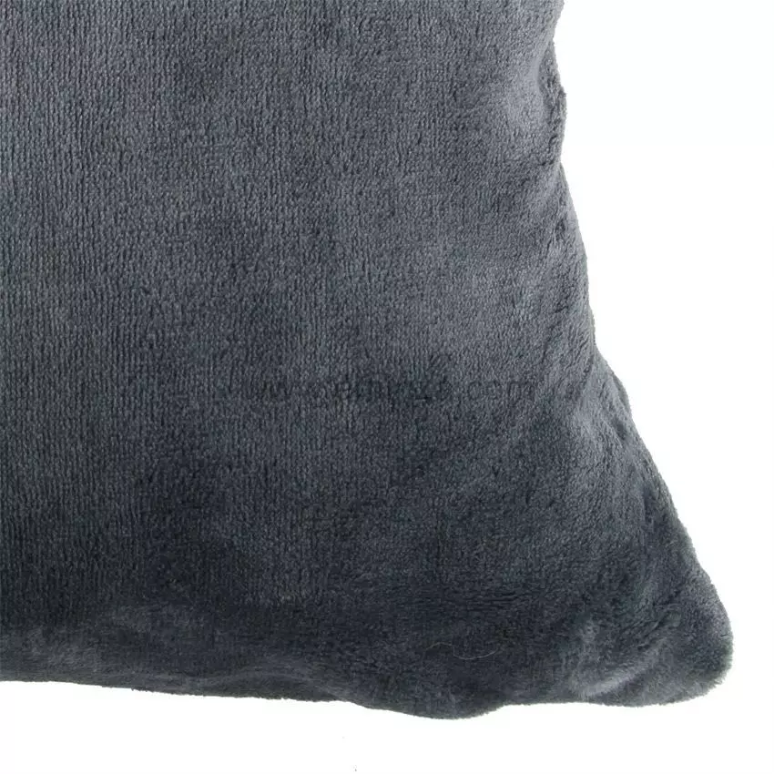 Housse de coussin carrée (60 cm) Doudou Anthracite