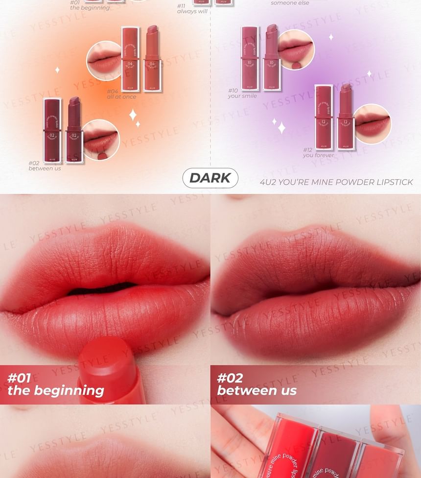 4U2 - You're Mine Poeder Lippenstift