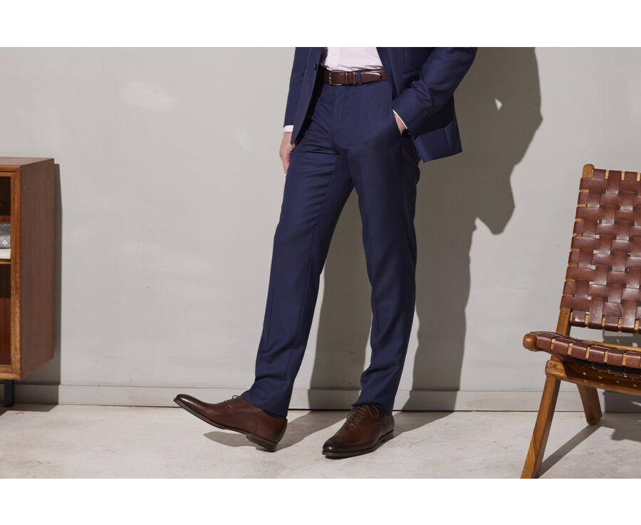 Pantalon de costume homme Bleu Pétrole - LAZARE