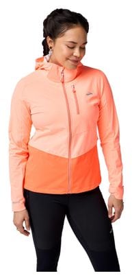 Veste imperméable Brooks High Point 2 Corail/Rouge Femme