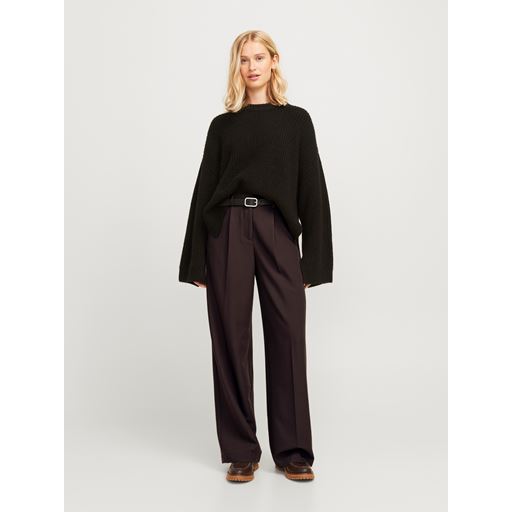 JJXX Ellis Wide Højtaljede Bukser, Seal Brown, M