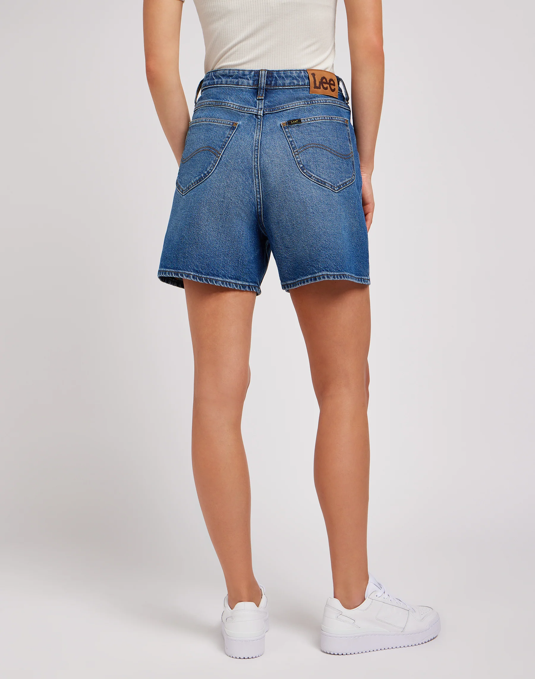 Lee  Stella denimshorts - Facets Of Blue