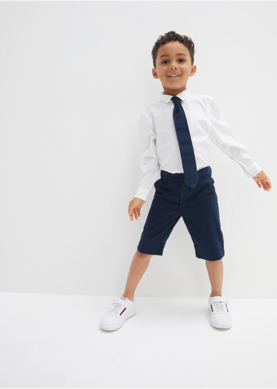 Ensemble festif bermuda, chemise et nœud papillon pour garçon (Ens. 3 pces.)