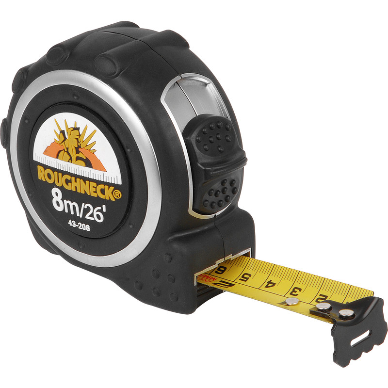 Roughneck rolbandmaat 8m 25mm