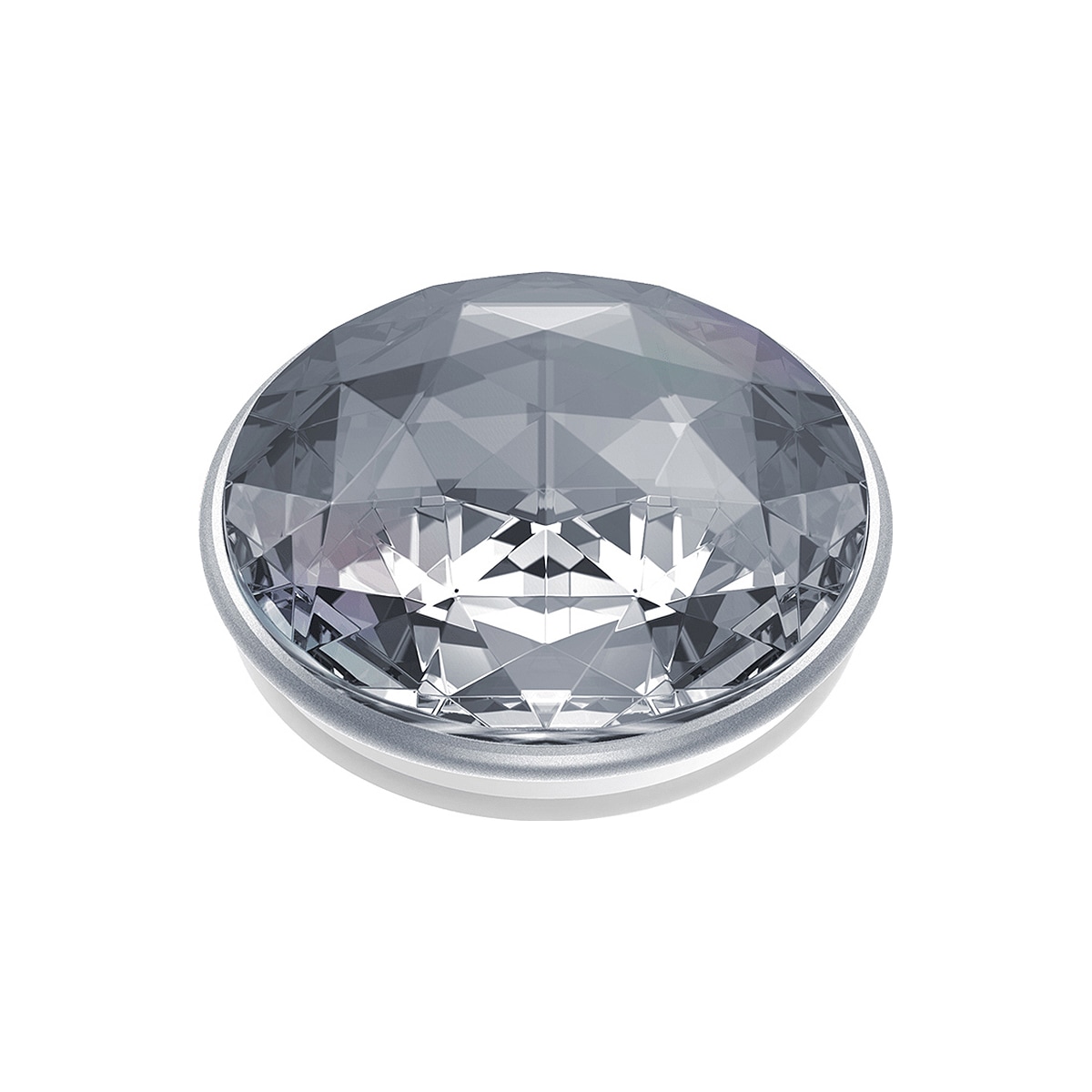 Popsockets Premium grep til mobile enheter (disco crystal silver)