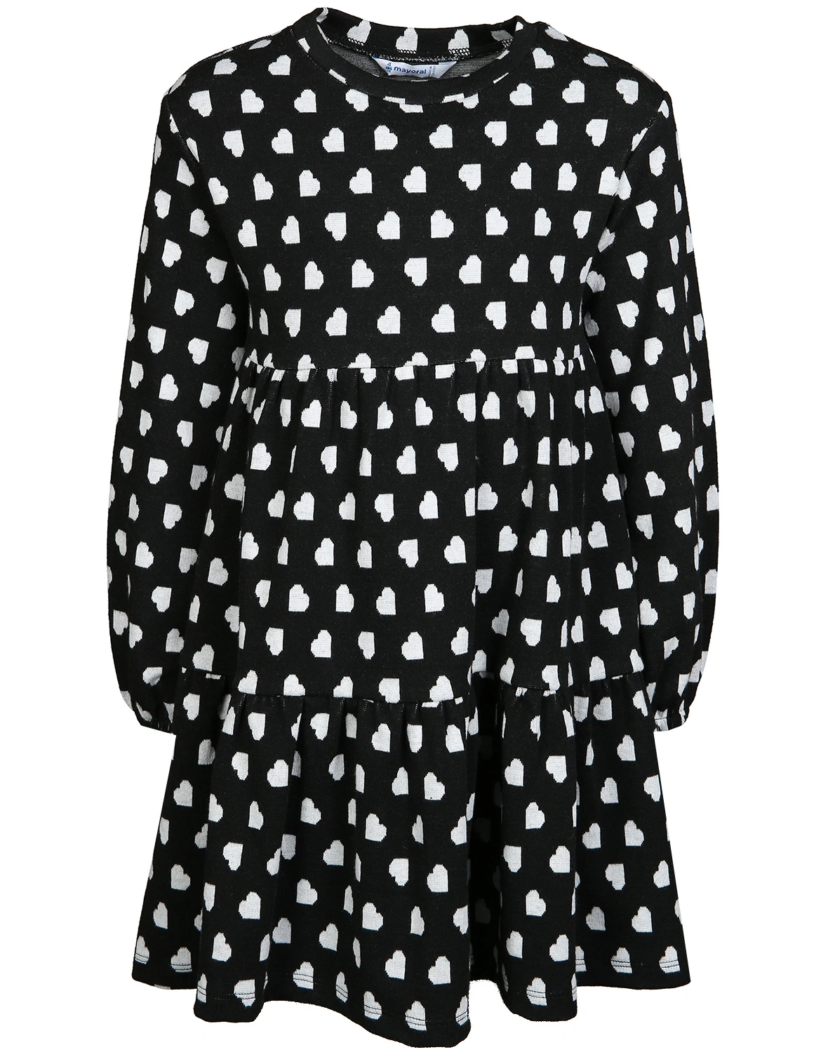 Strick-Kleid CORA mit Täschchen in schwarz