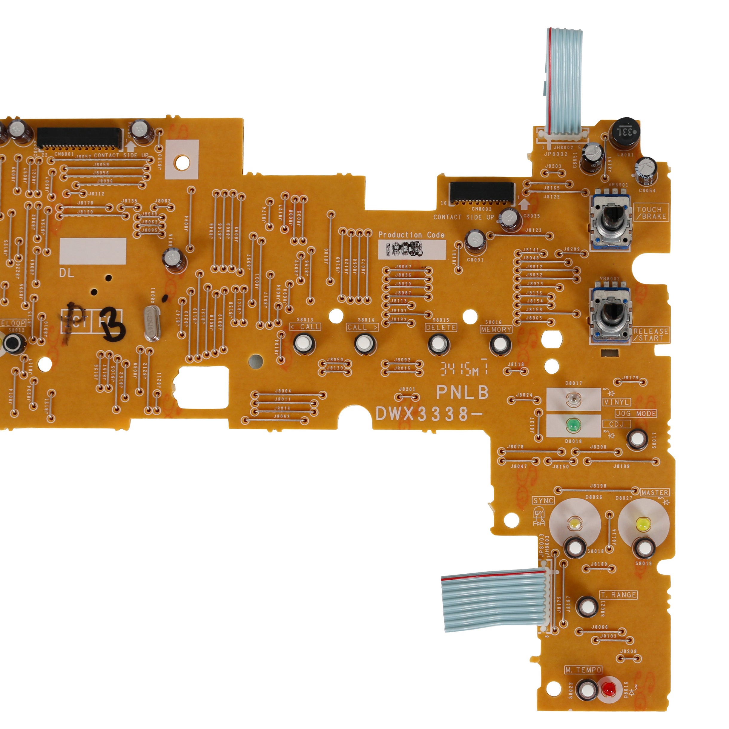 Pioneer spareparts DWX3338 printplaat voor CDJ-2000 Nexus