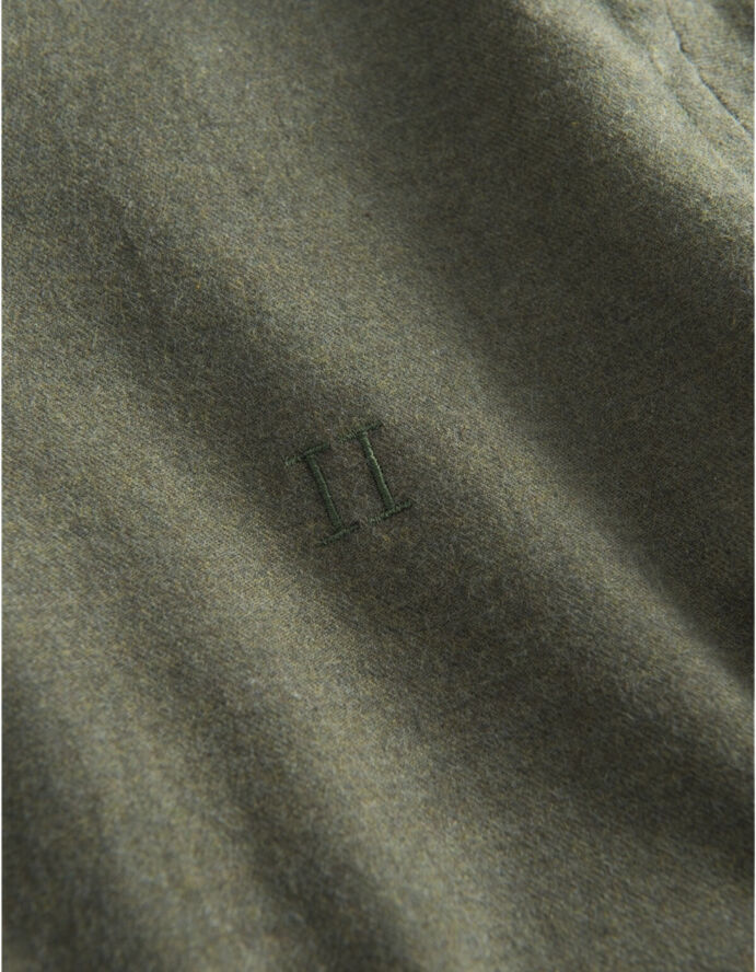 Les Deux Desert Reg Shirt Olive night melange