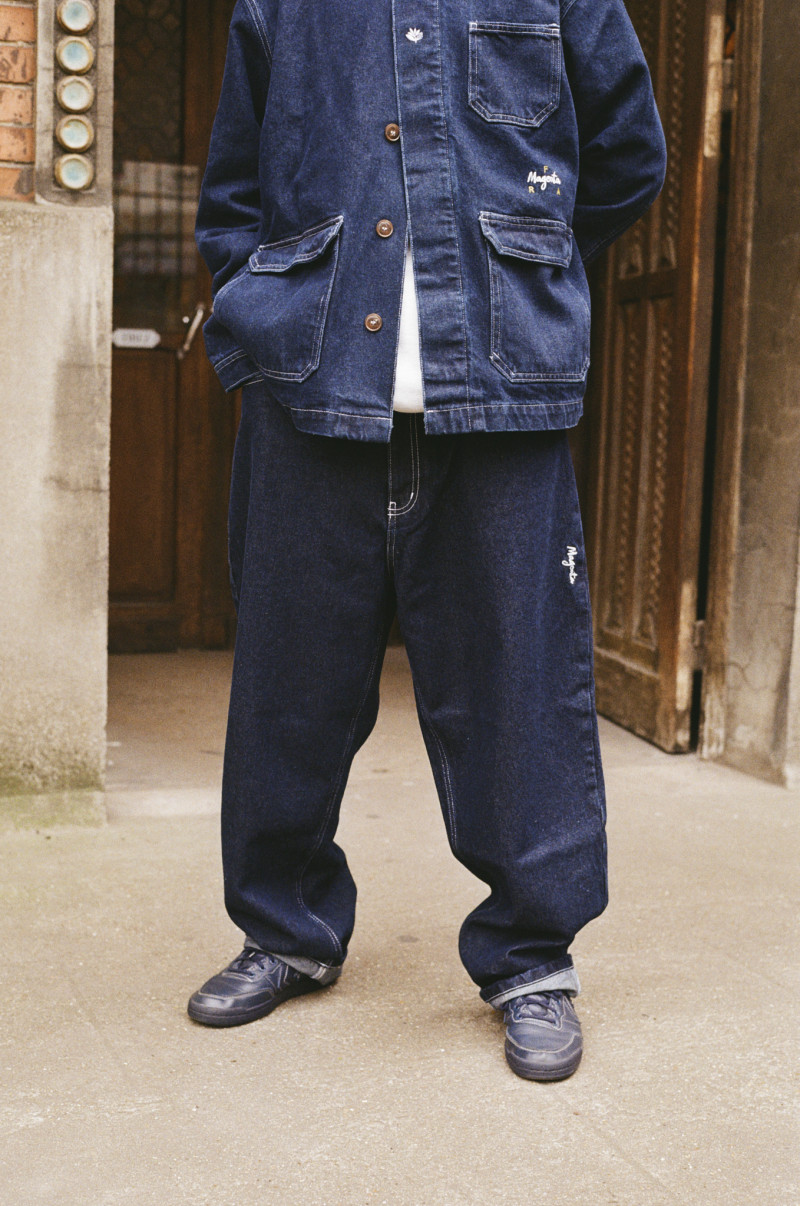 PANTALON OG BICOLORE - DENIM BLEU