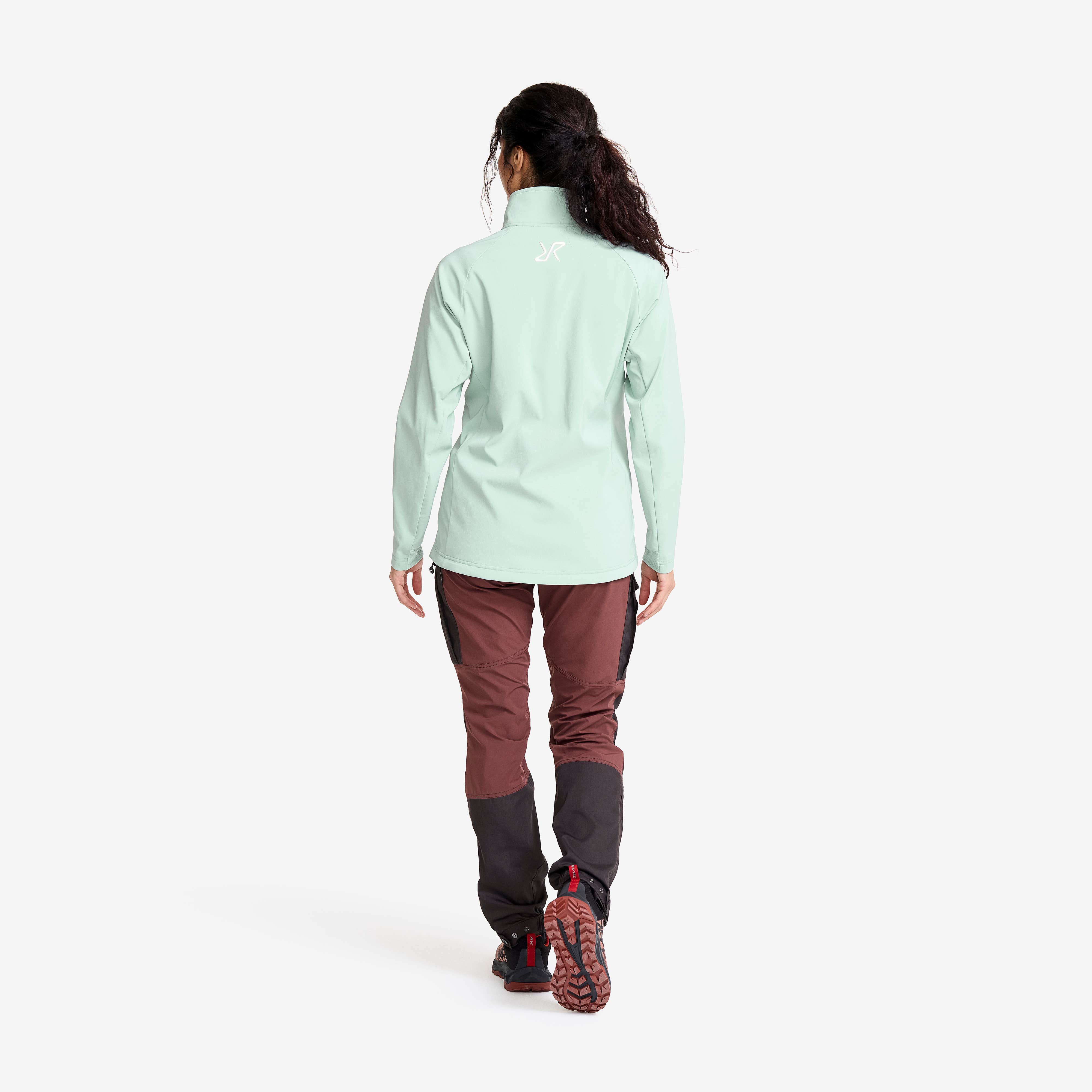 Exciter Light Softshell Jacket Dame Gray Mist