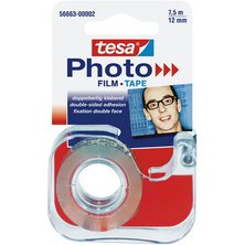 Dévidoir de colle pour photo, film 12 mm x 7,5 m Tesa