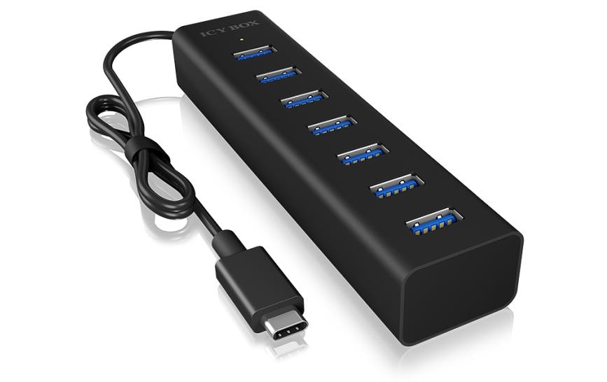 USB-Hub IB-HUB1700-C3Type-C zu 7-Port USB 3.0 Hub