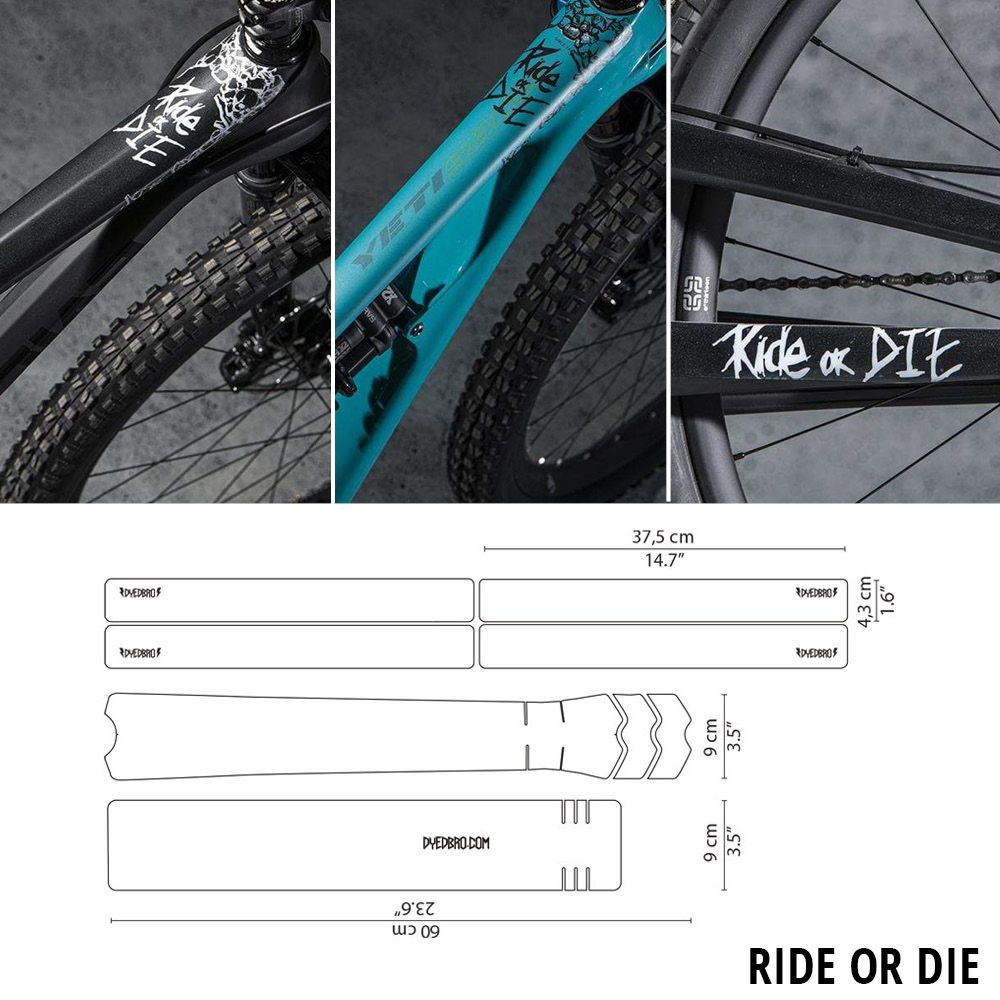 DYEDBRO Ride or Die Rahmenschutz Kit kaufen | Bike-Discount